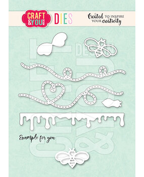 Craft & You Dies Bee Honey (CW342) Craft & You Dies Bee Honey (CW342)