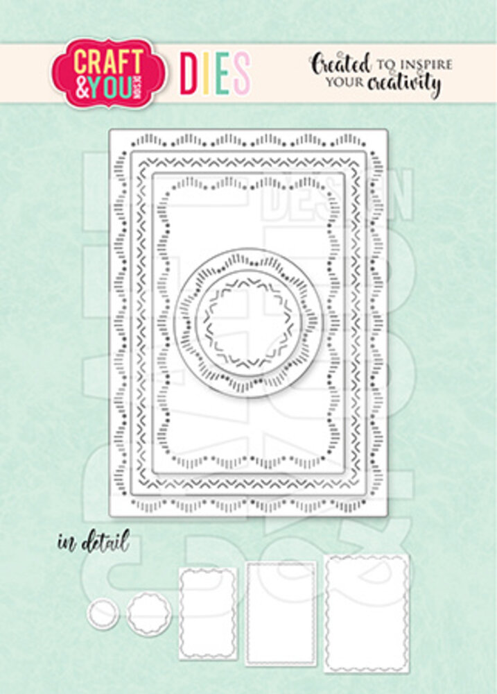 Craft & You Dies ATC Decorative Stiches (CW346) Craft & You Dies ATC Decorative Stiches (CW346)