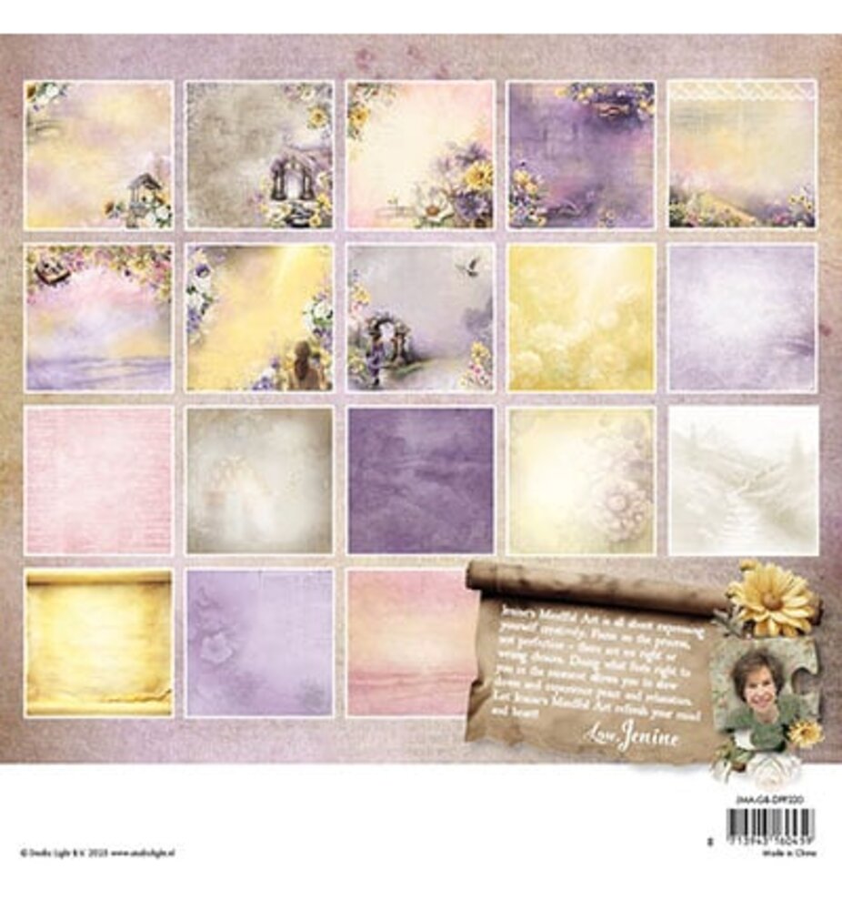 Studio Light Growing & Blooming 8x8 Inch Background Paper Pad (JMA-GB-DPP320) Studio Light Growing & Blooming 8x8 Inch Background Paper Pad (JMA-GB-DPP320)