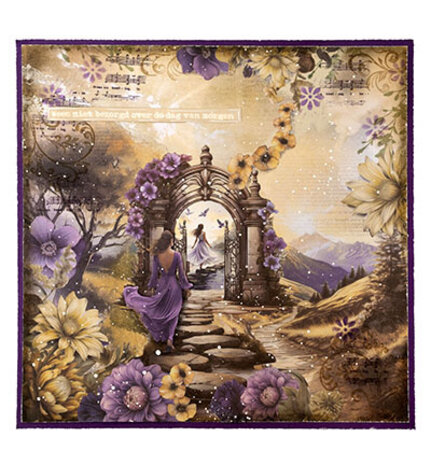 Studio Light Growing & Blooming A5 Die-Cut Paper Pad (JMA-GB-DCPP318)