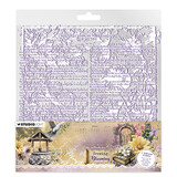 Studio Light Growing & Blooming Acetate Sheets 8x8 Inch White & Dark Purple (JMA-GB-ACS14)