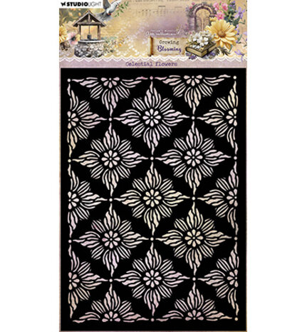 Studio Light Growing & Blooming Masking Stencil Celestial Flowers (JMA-GB-MASK343) Studio Light Growing & Blooming Masking Stencil Celestial Flowers (JMA-GB-MASK343)