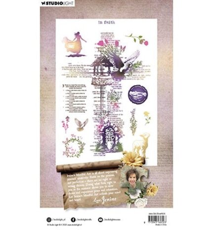 Studio Light Growing & Blooming Clear Stamp In Faith (JMA-GB-STAMP835) Studio Light Growing & Blooming Clear Stamp In Faith (JMA-GB-STAMP835)