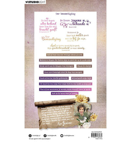 Studio Light Growing & Blooming Clear Stamp Ter Bemoediging (JMA-GB-STAMP838) Studio Light Growing & Blooming Clear Stamp Ter Bemoediging (JMA-GB-STAMP838)