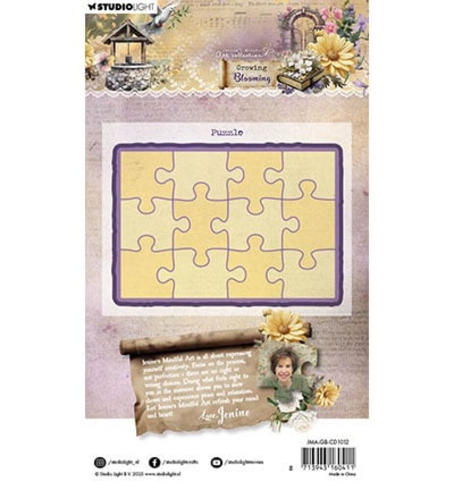 Studio Light Growing & Blooming Snijmal Puzzle (JMA-GB-CD1012) Studio Light Growing & Blooming Snijmal Puzzle (JMA-GB-CD1012)
