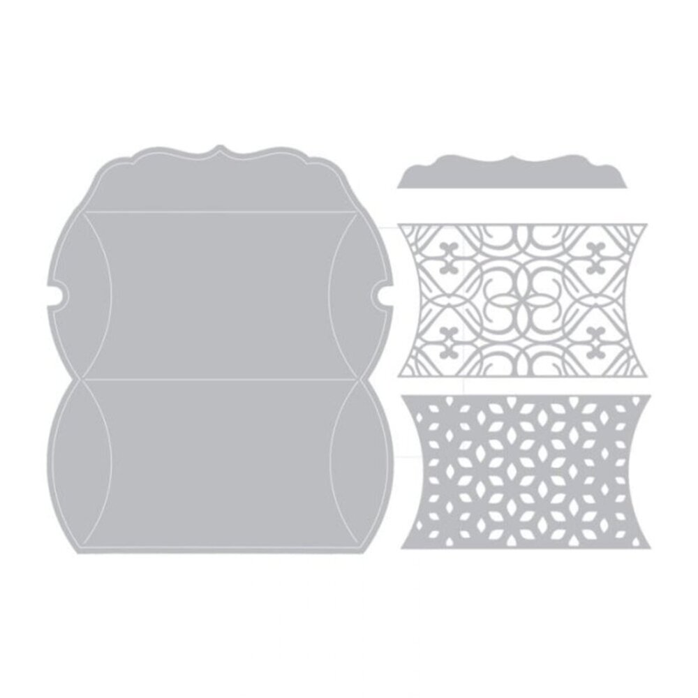 Sizzix Thinlits Die Set Plus Pillow Box (660844) Sizzix Thinlits Die Set Plus Pillow Box (660844)