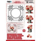 Find It Trading 3D Hobbydots Sheet Red Roses 1 (DODOHS10001)