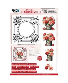 Find It Trading 3D Hobbydots Sheet Red Roses 1 (DODOHS10001) Find It Trading 3D Hobbydots Sheet Red Roses 1 (DODOHS10001)