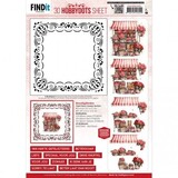 Find It Trading 3D Hobbydots Sheet Red Roses 2 (DODOHS10002)