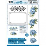 Find It Trading 3D Hobbydots Sheet Blue Hydrangeas 1 (DODOHS10003)