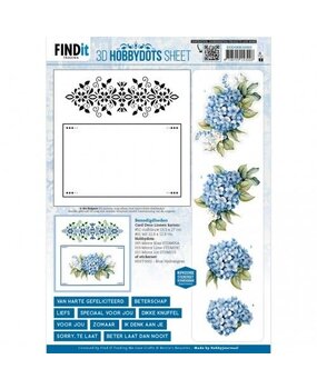 Find It Trading 3D Hobbydots Sheet Blue Hydrangeas 1 (DODOHS10003) Find It Trading 3D Hobbydots Sheet Blue Hydrangeas 1 (DODOHS10003)