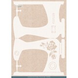 Card Deco Folding Card Stencil Sewing Machine (CDEST066)