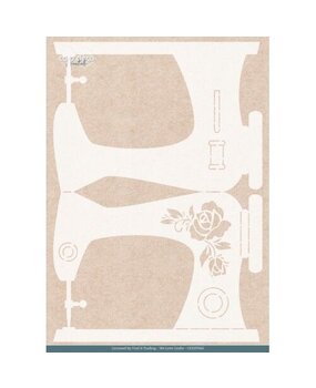 Card Deco Folding Card Stencil Sewing Machine (CDEST066)