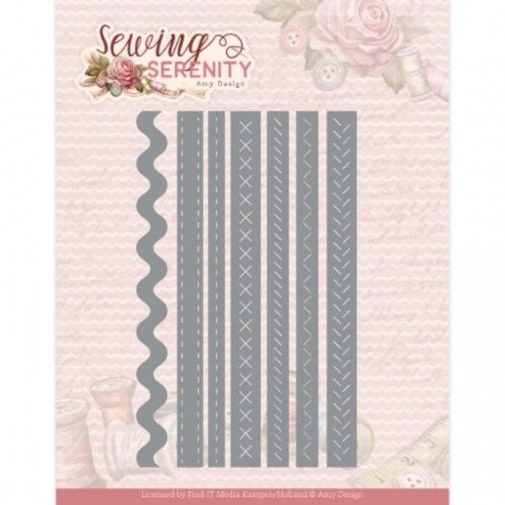 Amy Design Sewing Serenity Dies Sewing Stitches (ADD10333) Amy Design Sewing Serenity Dies Sewing Stitches (ADD10333)