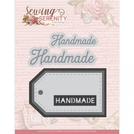 Amy Design Sewing Serenity Dies Handmade Label (ADD10335) Amy Design Sewing Serenity Dies Handmade Label (ADD10335)