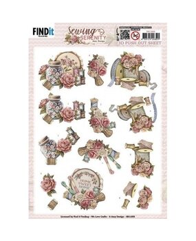 Amy Design Sewing Serenity 3D Push Out Stitching (SB11005) Amy Design Sewing Serenity 3D Push Out Stitching (SB11005)