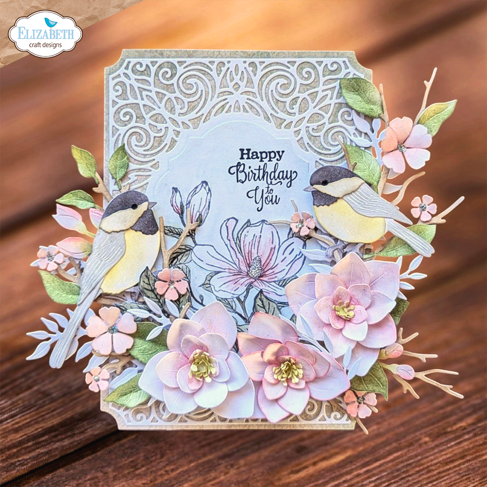 Elizabeth Craft Designs Spring Blossom Dies Magnolia (2245) Elizabeth Craft Designs Spring Blossom Dies Magnolia (2245)