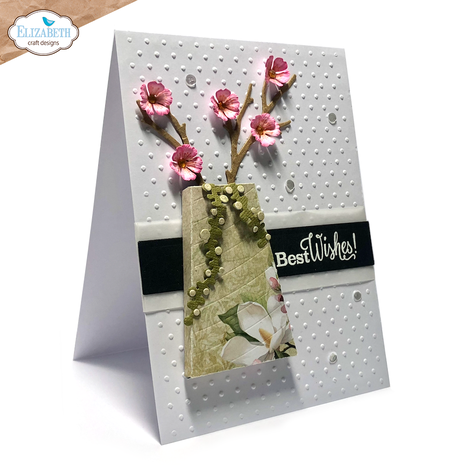 Elizabeth Craft Designs Spring Blossom Dies 3D Modern Vases (2248) Elizabeth Craft Designs Spring Blossom Dies 3D Modern Vases (2248)