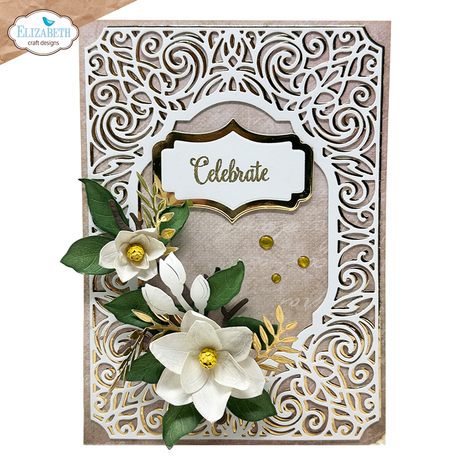 Elizabeth Craft Designs Spring Blossom Dies Ornamental Frame (2249)