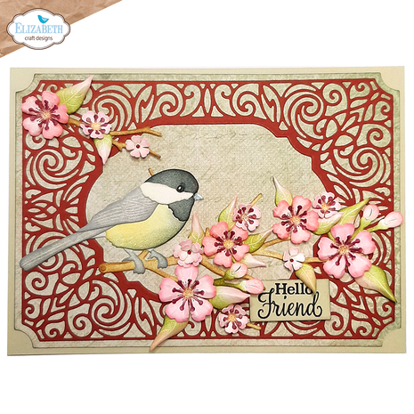 Elizabeth Craft Designs Spring Blossom Dies Ornamental Frame (2249)