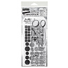 Stampers Anonymous Tim Holtz Clear Stamp and Stencil Set 9 (THMM109) Stampers Anonymous Tim Holtz Clear Stamp and Stencil Set 9 (THMM109)