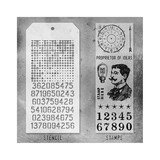 Stampers Anonymous Tim Holtz Clear Stamp and Stencil Set 18 (THMM118)