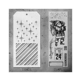 Stampers Anonymous Tim Holtz Clear Stamp and Stencil Set 31 (THMM131)