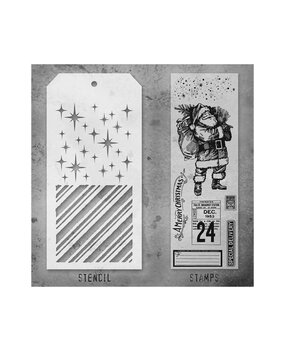 Stampers Anonymous Tim Holtz Clear Stamp and Stencil Set 31 (THMM131) Stampers Anonymous Tim Holtz Clear Stamp and Stencil Set 31 (THMM131)