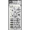 Stampers Anonymous Tim Holtz Clear Stamp and Stencil Set 45 (THMM145) Stampers Anonymous Tim Holtz Clear Stamp and Stencil Set 45 (THMM145)