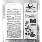 Stampers Anonymous Tim Holtz Clear Stamp and Stencil Rest In Peace (THMM172)