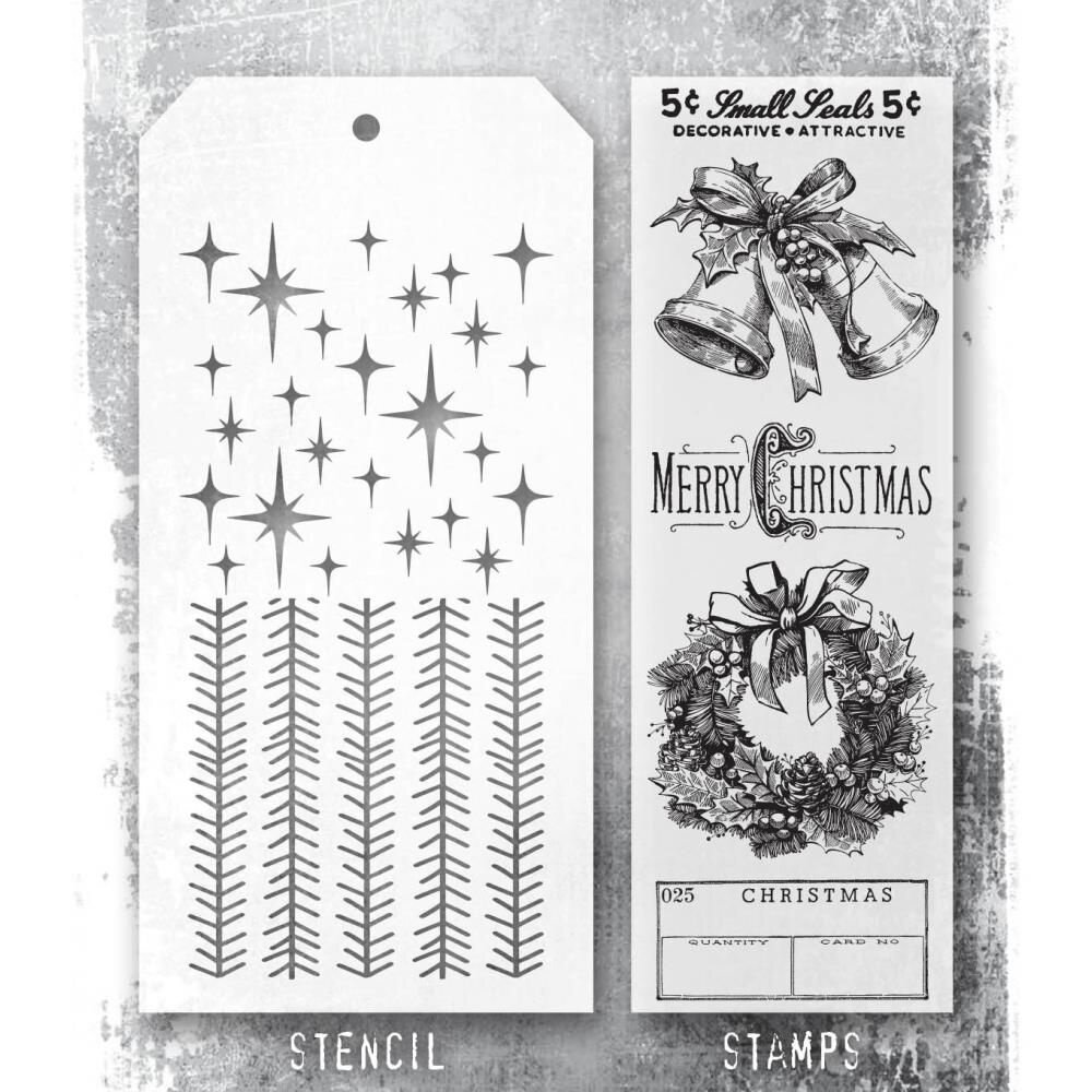 Stampers Anonymous Tim Holtz Clear Stamp and Stencil Department Store (THMM177)