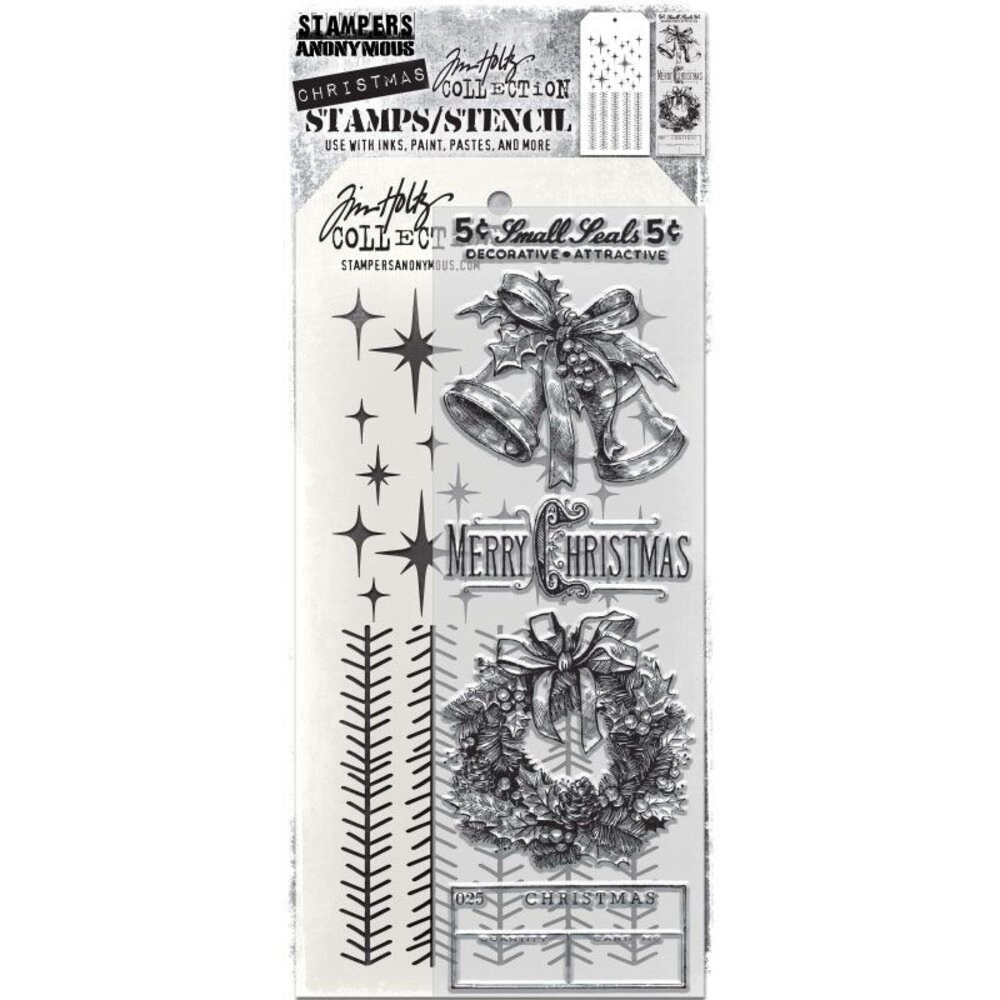 Stampers Anonymous Tim Holtz Clear Stamp and Stencil Department Store (THMM177)