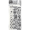 Stampers Anonymous Tim Holtz Clear Stamp and Stencil Christmas Cartoons (THMM186) Stampers Anonymous Tim Holtz Clear Stamp and Stencil Christmas Cartoons (THMM186)