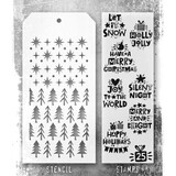 Stampers Anonymous Tim Holtz Clear Stamp and Stencil Holiday Whatnots (THMM188)
