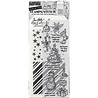 Stampers Anonymous Tim Holtz Clear Stamp and Stencil Tattered Christmas (THMM190) Stampers Anonymous Tim Holtz Clear Stamp and Stencil Tattered Christmas (THMM190)