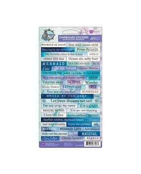Prima Marketing Inc A Mermaid's Tale Chipboard Stickers (676933) Prima Marketing Inc A Mermaid's Tale Chipboard Stickers (676933)