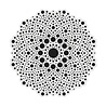 Aladine Dot Painting MDF Board & Stencil 10cm Doily (85498) Aladine Dot Painting MDF Board & Stencil 10cm Doily (85498)