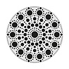 Aladine Dot Painting MDF Board & Stencil 10cm Round (85500) Aladine Dot Painting MDF Board & Stencil 10cm Round (85500)