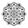 Aladine Dot Painting MDF Board & Stencil 20cm Peony (85502) Aladine Dot Painting MDF Board & Stencil 20cm Peony (85502)