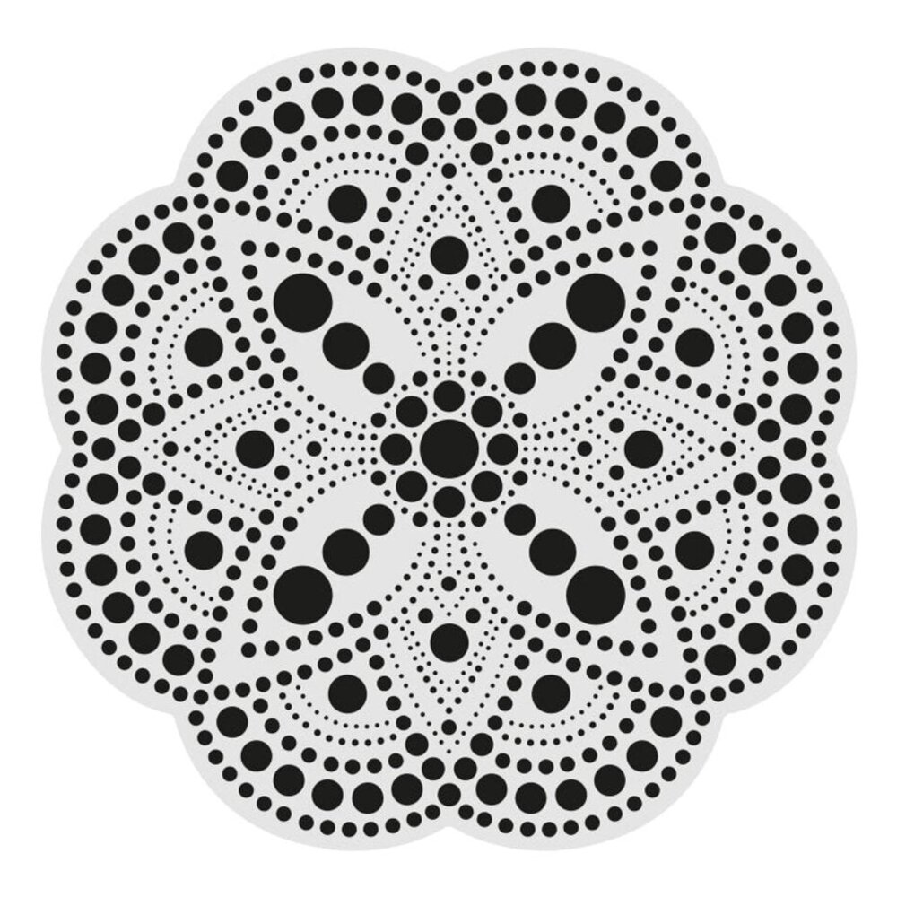 Aladine Dot Painting MDF Board & Stencil 20cm May (85504) Aladine Dot Painting MDF Board & Stencil 20cm May (85504)