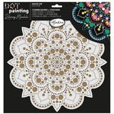 Aladine Dot Painting MDF Board & Stencil 30cm Sun (85505)