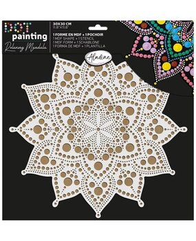 Aladine Dot Painting MDF Board & Stencil 30cm Ethnic (85506) Aladine Dot Painting MDF Board & Stencil 30cm Ethnic (85506)