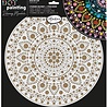 Aladine Dot Painting MDF Board & Stencil 30cm Round (85507) Aladine Dot Painting MDF Board & Stencil 30cm Round (85507)