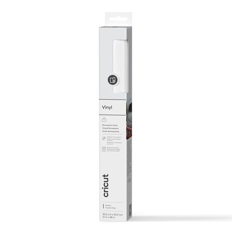 Cricut Premium Vinyl Permanent 12x48 Inch Glossy White (2011341) Cricut Premium Vinyl Permanent 12x48 Inch Glossy White (2011341)