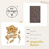Re-Design Magnolia Flower 5x8 Inch Decor Mould (663476) Re-Design Magnolia Flower 5x8 Inch Decor Mould (663476)