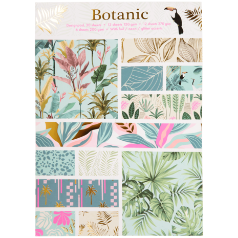 Craft Sensations Designblock A4 Botanic (3209207)