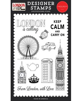 Carta Bella London Is Calling Clear Stamps (CBL404040) Carta Bella London Is Calling Clear Stamps (CBL404040)