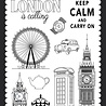Carta Bella London Is Calling Clear Stamps (CBL404040) Carta Bella London Is Calling Clear Stamps (CBL404040)