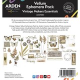 Arden Creative Studio Vintage Makers Ephemera Pack Vellum (ACSEP0002)