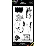 Arden Creative Studio Vintage Makers Maker's Marks 4x8 Inch Clear Stamp Set (ACSCS0006)